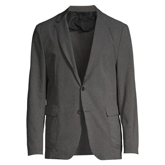 BOSS HUGO BOSS Navil-1-N Slim-Fit Solid-Hued Sportcoat in Grey - Size 42R - Picture 3 of 3